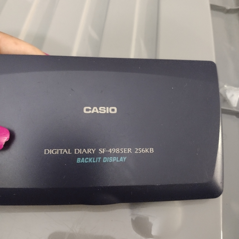 Casio diary